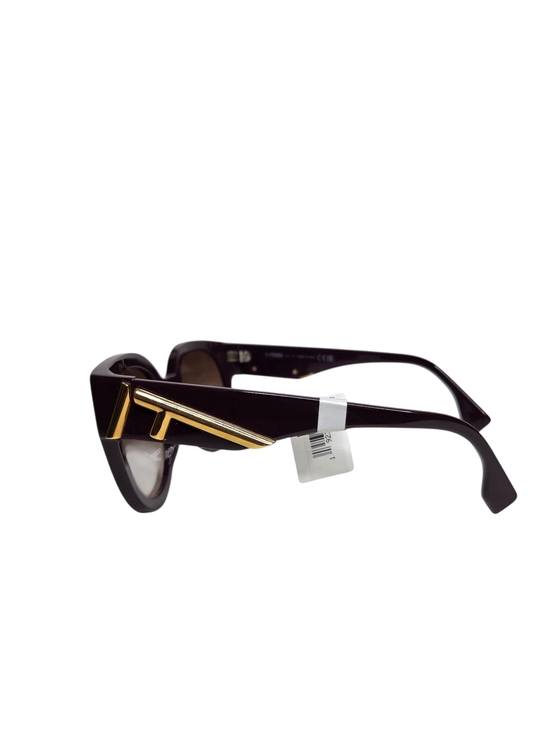 Fendi Purple Oversized Cat Eye Sunglasses main image 4